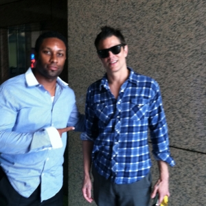 Dwayne Garrett  And Johnny Knoxville