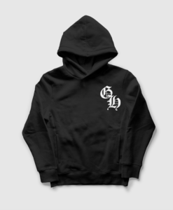 GH hoodie Old English Initial